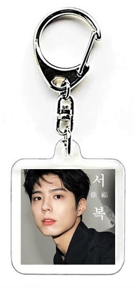 [ free shipping ] Park *bo rubber Korea made both sides image key holder C / Park bo rubber ..... month Akira ..