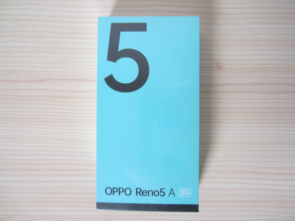 新品未開封 OPPO Reno5 A SIMフリー版 5G 大画面 ワイモバイル 本体