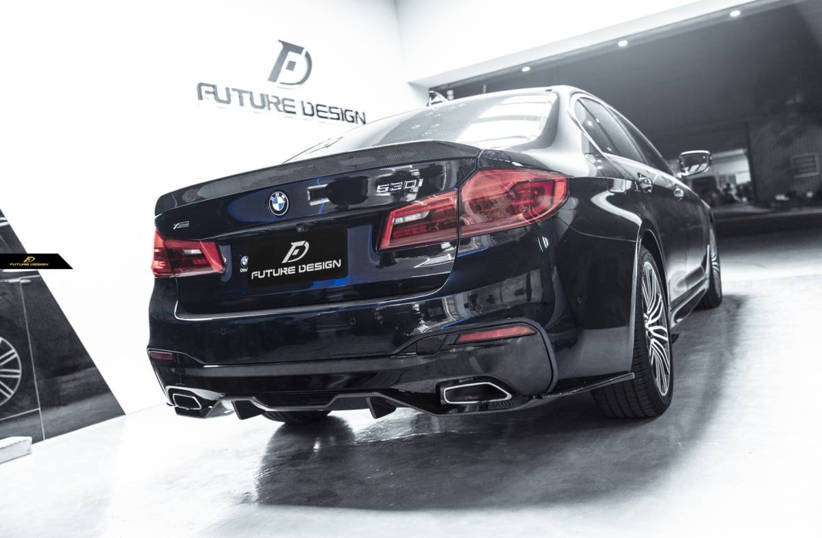 【FUTURE DESIGN】BMW 5シリーズ G30 F90 M5 セダン専用トランク リアスポイラー 本物Drycarbon ドライカーボン エアロ カスタム_画像3