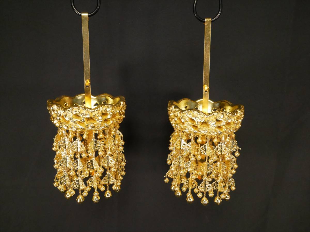 超歓迎在庫 ヤフオク! - 未使用保管品 二重5段8下り瓔珞 3号 本金箔