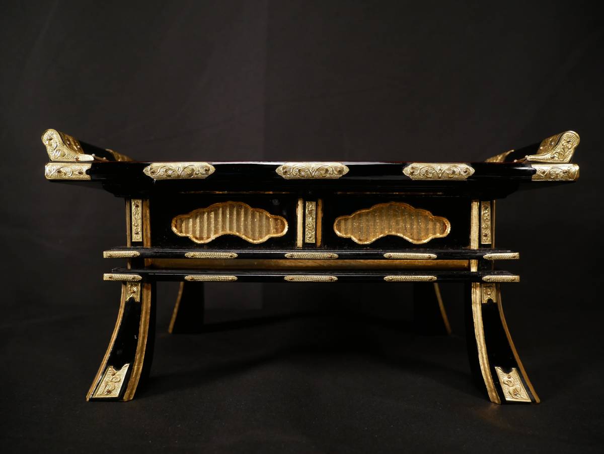 収集品 和讃卓 本金箔 木製 仏具(220328B-1)3459 M | www