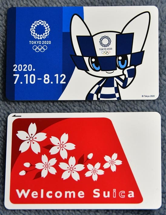 JR東】東京オリンピック TPカード 青 ミライトワ&Welcome Suica& JR東】東京オリンピック TPカード 青 ミライトワ&Welcome Suica&