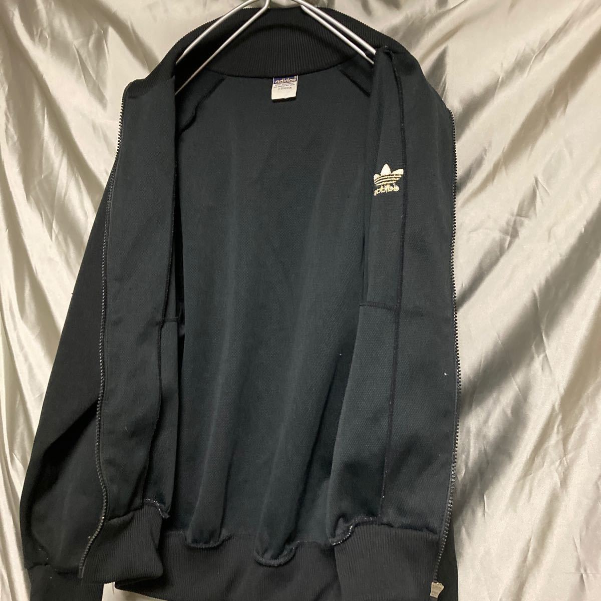 20-60代 人気ファッションブランド 西ドイツ 80's ジャージ アディダス デサント 初期の 超希少品 アディダス
