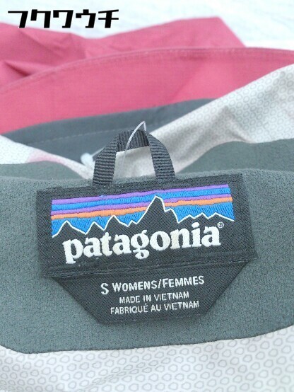 ◇ patagonia パタゴニア 長袖 ジップアップ ジャケット サイズS ピンク系 レディース_画像3