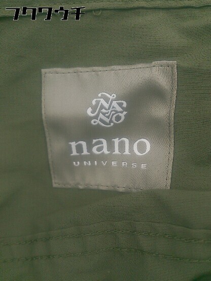 ◇ nano universe ナノ ユニバース 長袖 ジャケット サイズM カーキ系 メンズ_画像4