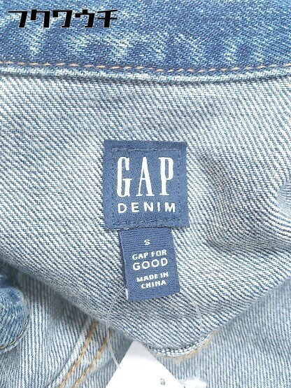 ◇ GAP ギャップ 長袖 デニム ジャケット Gジャン サイズS インディゴ レディース_画像4