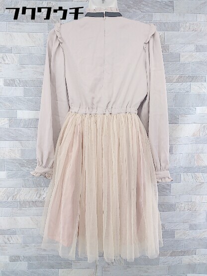 ◇ Swankiss スワンキス バックジップ レース ハイネック 長袖 膝丈