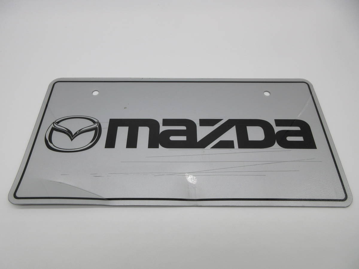  Mazda old MAZDA Logo dealer new car exhibition for not for sale number plate mascot plate Demio Axela Atenza RX-8