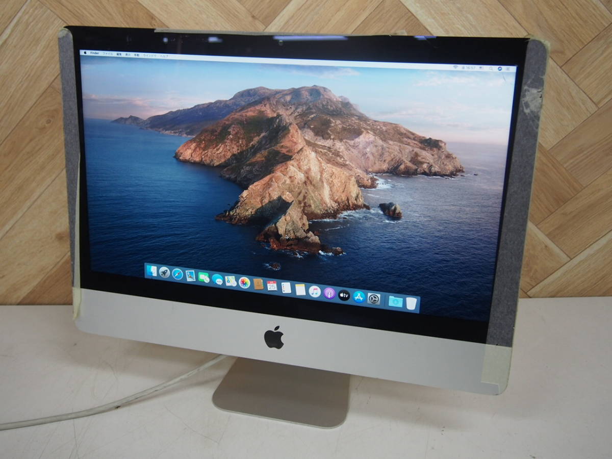 ☆【K0324-13】Apple アップル A1418 iMac 21.5インチ Late2012 Corei7 クアッドコア 3.1GHz 8GB ジャンク_画像1