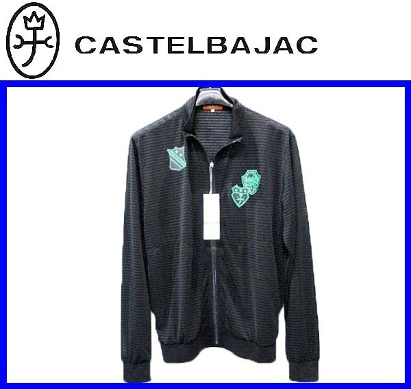 【SALE/37%OFF】 春夏★50(LL)★\36300〓CASTELBAJACカステルバジャック〓シャドーボーダー天竺ブルゾン 男性用 【SALE/37%OFF】 春夏★50(LL)★\36300〓CASTELBAJACカステルバジャック〓シャドーボーダー天竺ブルゾン 男性用