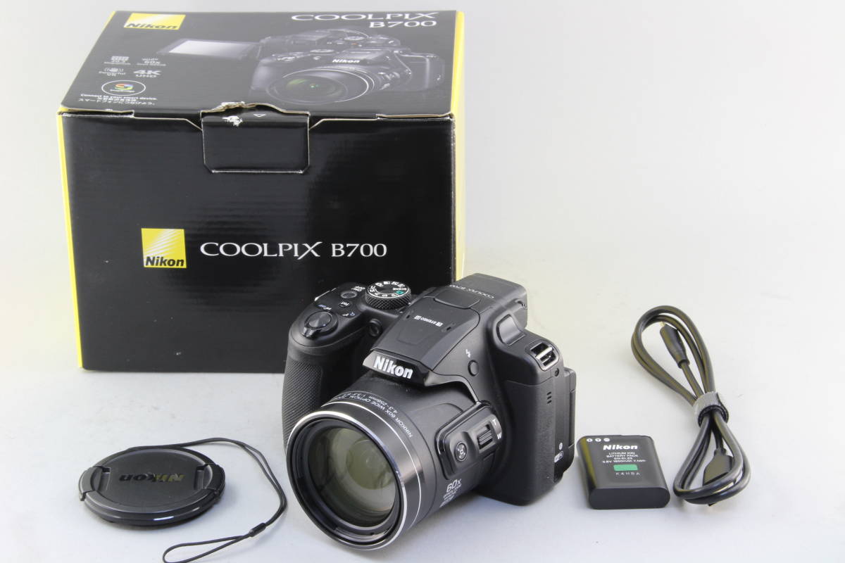 堅実な究極の (美品) AB+ Nikon 領収書発行可能 初期不良返品無料 元箱 ブラック B700 COOLPIX ニコン ニコン