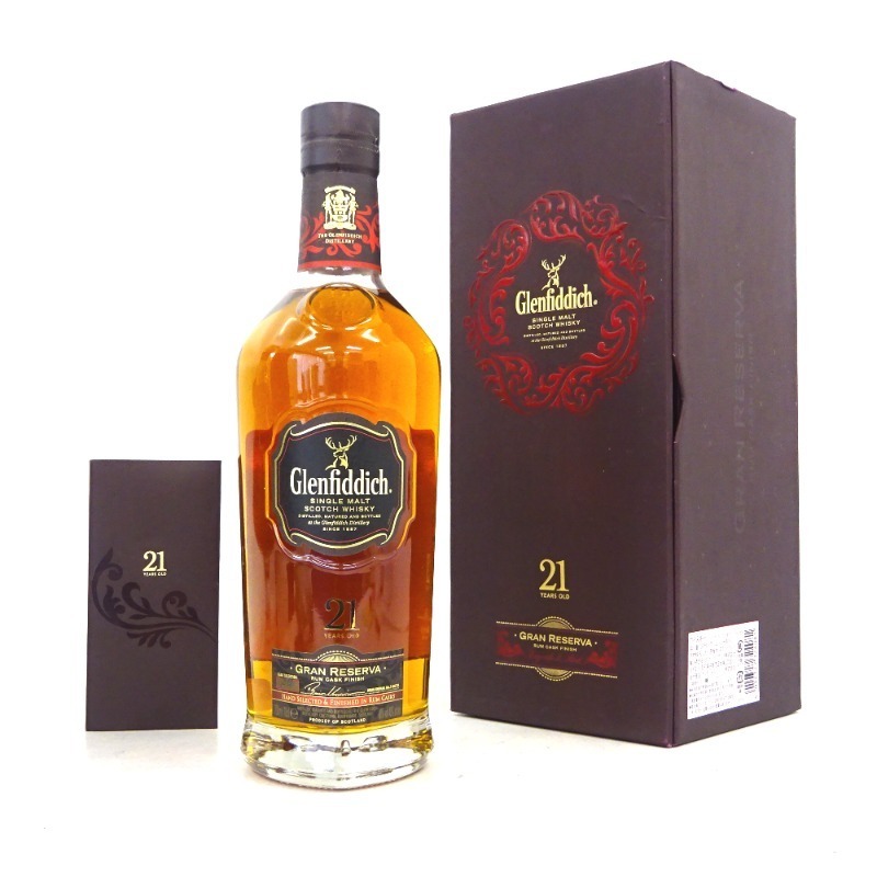 オシャレ GLENFIDDICH グレンフィディック 21年 グランレゼルヴァ700ml