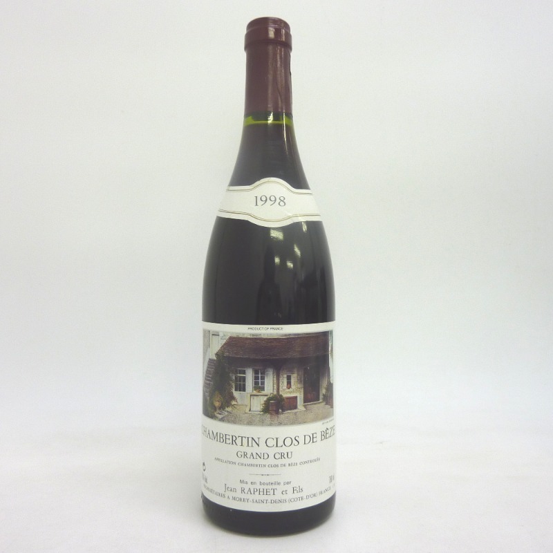 シャンベルタン・クロ・ド・ベーズ グランクリュ 1998 750ml 箱なし