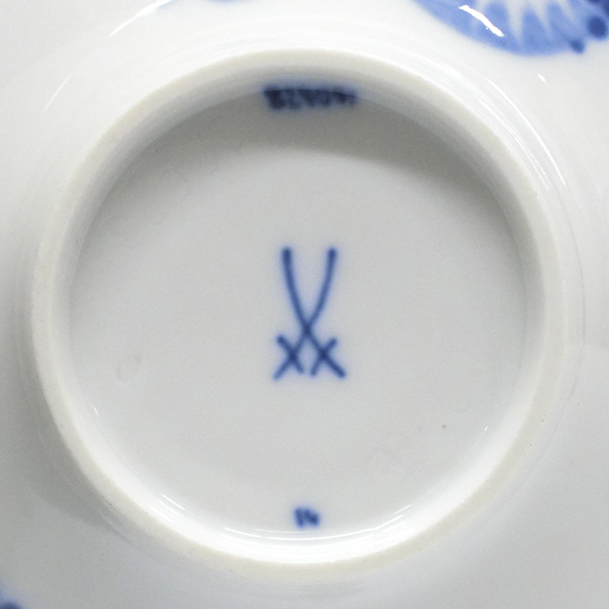 MEISSEN マイセン ブルーオーキッド カップ&ソーサー t-136 | www