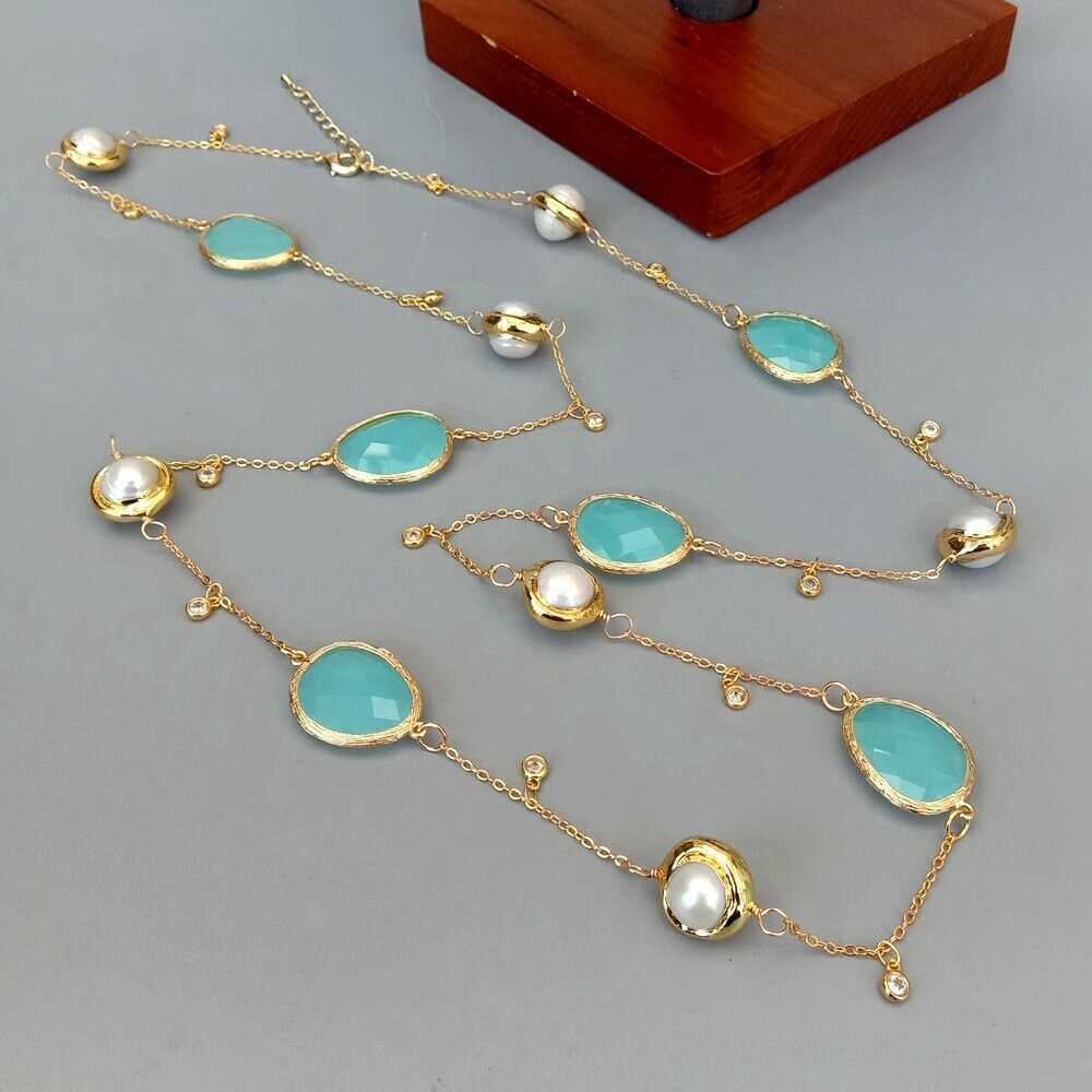 ＜新品＞ホワイト 淡水養殖 ラウンド パール 真珠 ゴールド 35インチ 約89ｃｍ ロング 長い ネックレス 結婚式 プレゼント パーティー