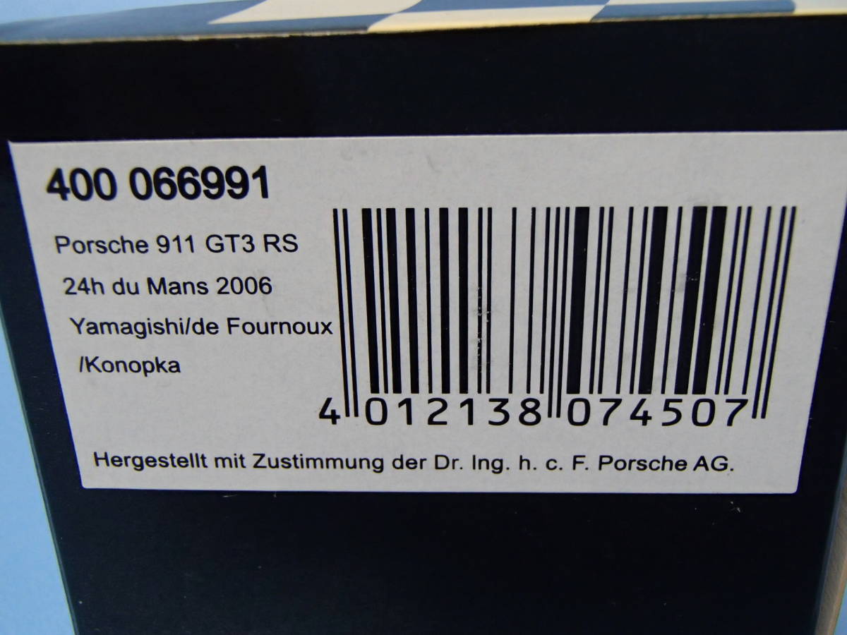 ミニチャンプス 1/43　ポルシェ 911 GT3 RS ＃91 ルマン 24h 2006　400066991_画像10