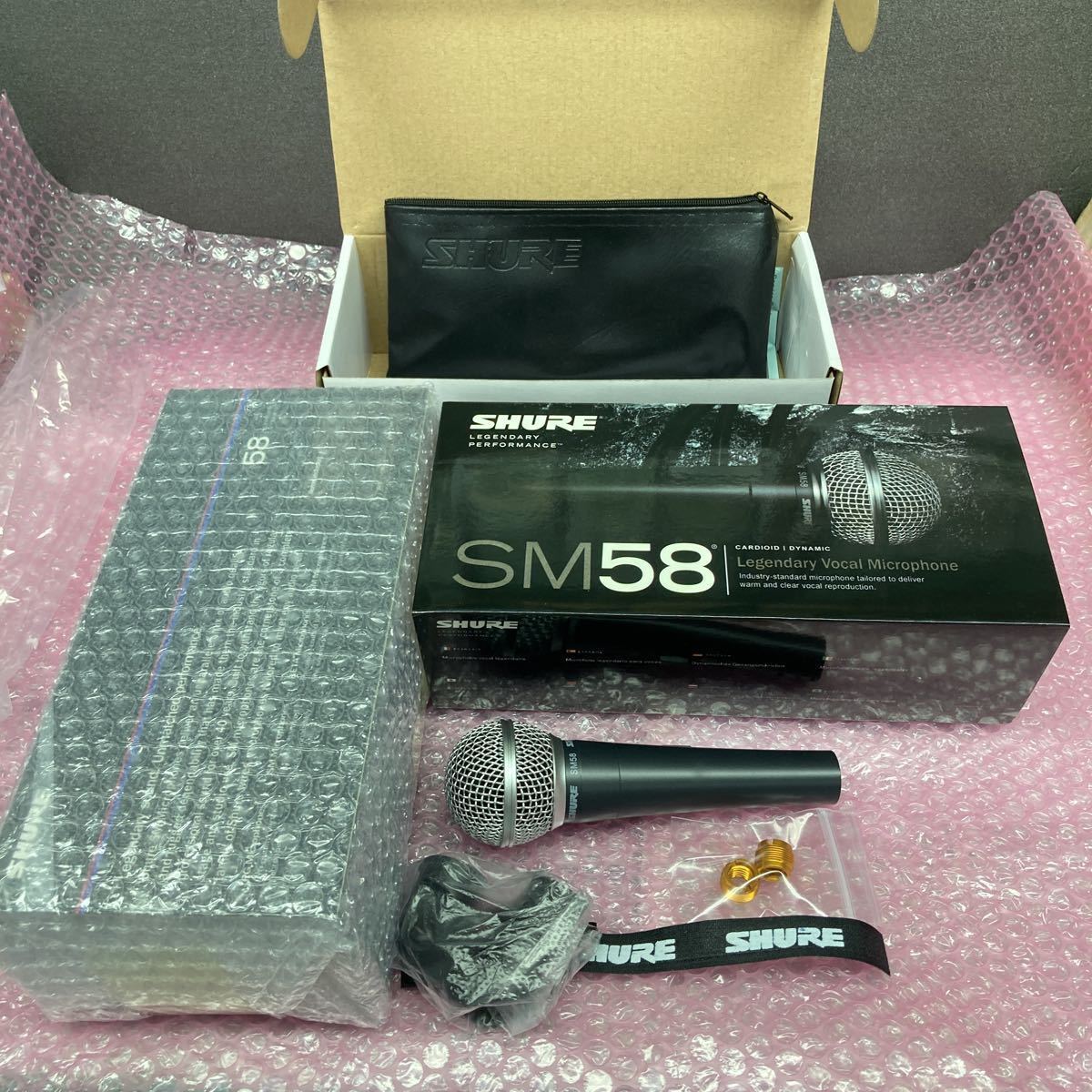 SHURE SM58-S ダイナミックマイク 2本セット 新品 未使用 未開封
