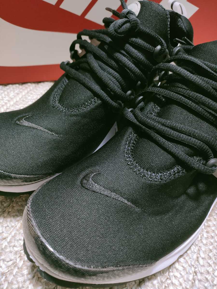 新品 定価15400 NIKE エアプレスト AIR PRESTO 28cm 黒 白 エア プレスト ブラック ホワイト 2021年製 復刻_画像3