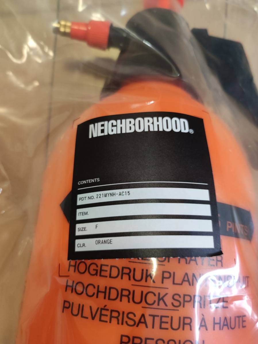新品 正規 NEIGHBORHOOD SRL SPRINKLE / P-SPRAY OANGE