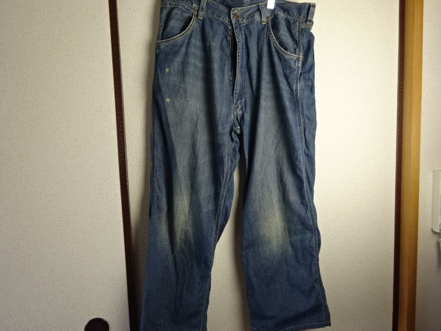 ＵＳＥＤ美品☆Abercrombie&Fitch☆ヴィンテージ風ダメージ加工デニムPANT☆サイズ３４♪_画像4