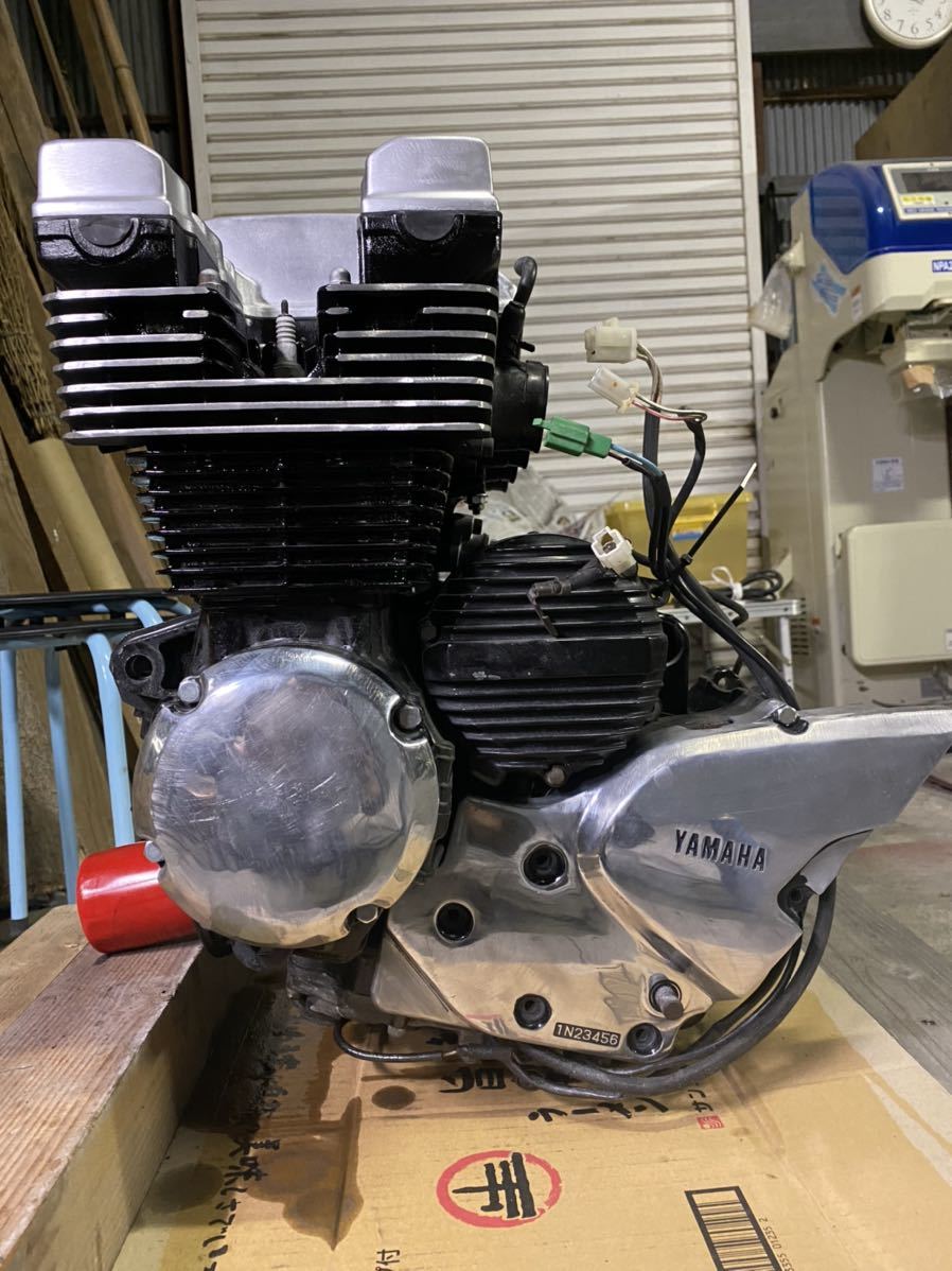 1円スタート!! xjr400 4HM エンジン本体 走行距離18972キロ 圧縮あり