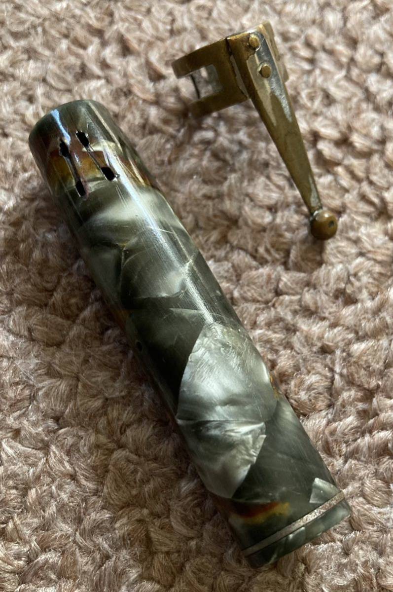  green marble color! box attaching rare goods Waterman Vintage fountain pen IDEAL lever filler - type America made that time thing envelope . go in obtaining after unused 