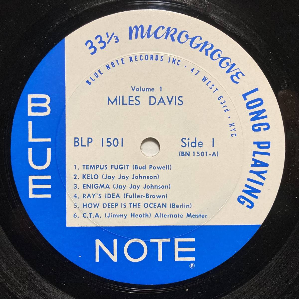 総合ランキング1位 Miles Davis Volume 1 Ble Note Blp1501 Rvg Ear 耳 P 47west 63rd Nyc Mono マイルス デイビス デービスus盤モノラル 正規取扱店 Spswiniary Slubice Org Pl