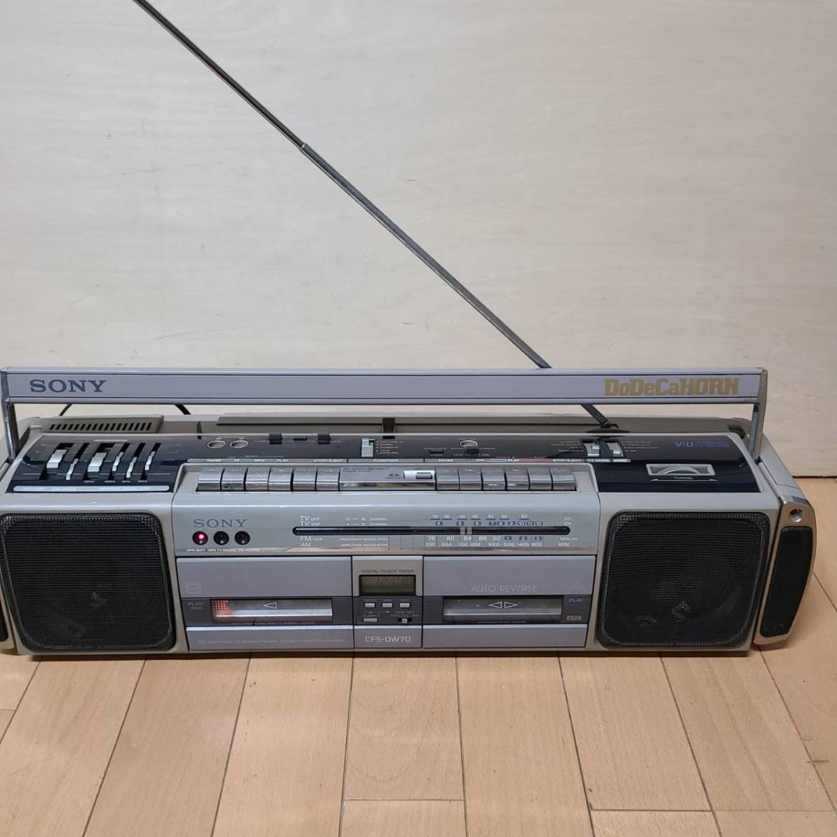 お得セット Yahoo!オークション - 昭和レトロ SONY ダブルラジカセ ポータブルプレーヤー