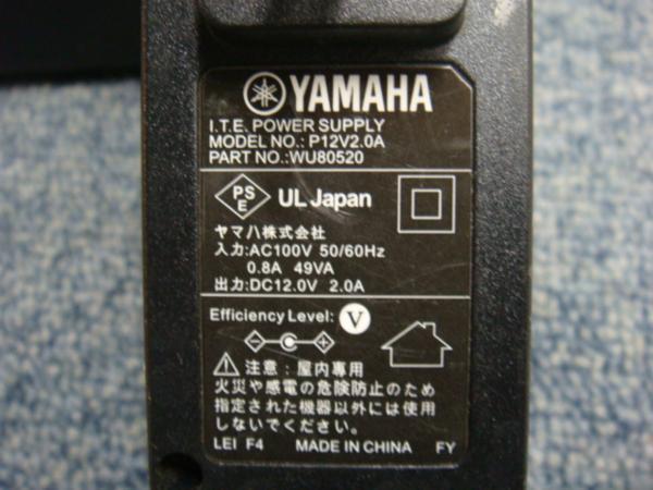 ヤマハ純正 YAMAHA ACアダプタ P12V2.0A DC12V~2A ルーター NVR700W NVR510 NVR500 、RT58i YPS-12V WLX302_毎回同じ写真を使っております。