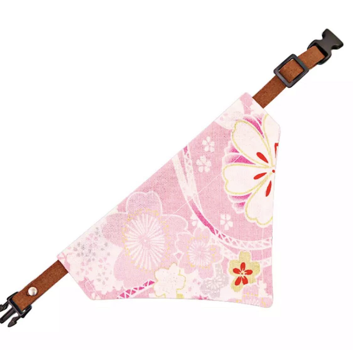  dog necklace stylish accessory van da Nascar f flower floral print Sakura Sakura L