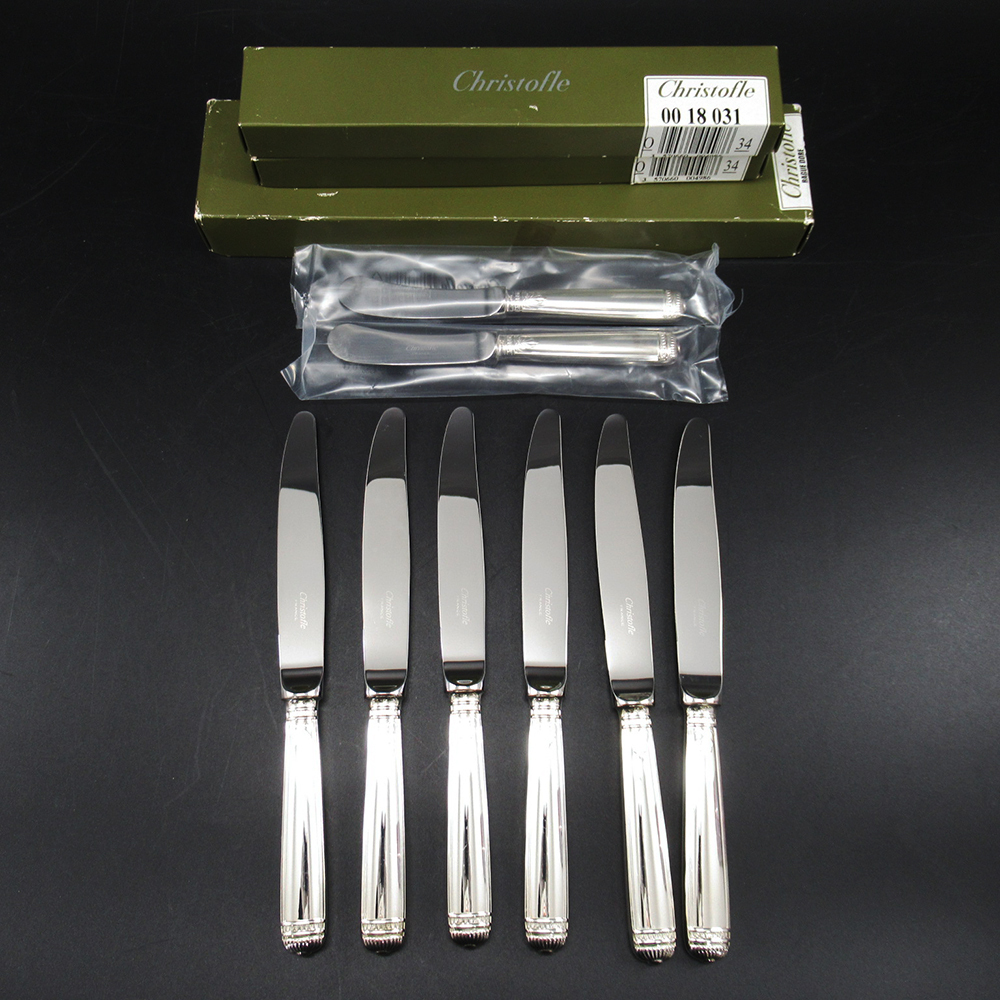 1円~ 美品 クリストフル マルメゾン スタンダードナイフ・バター