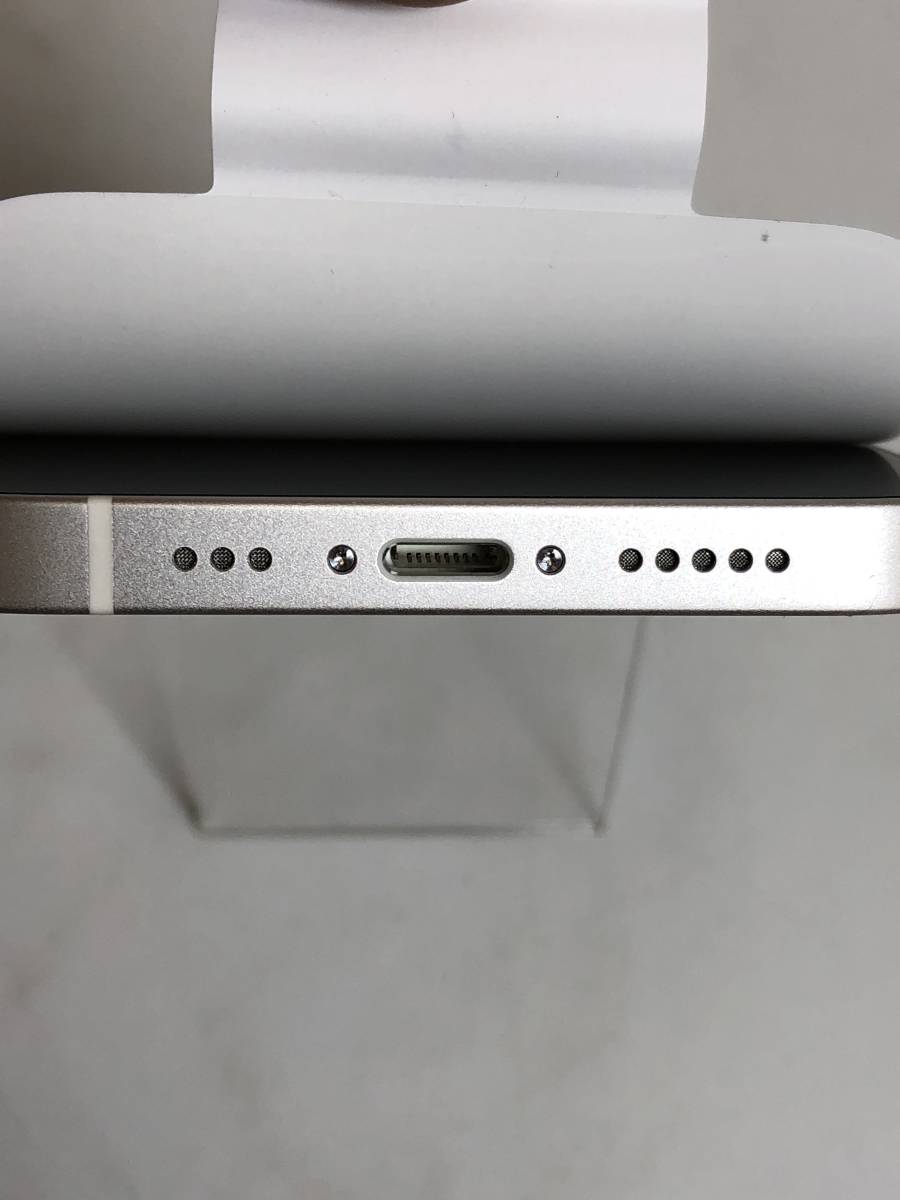 SH220321-02T/ 1円スタート 未使用 au KDDI iPhone12 64GB ホワイト MGHP3J/A 7