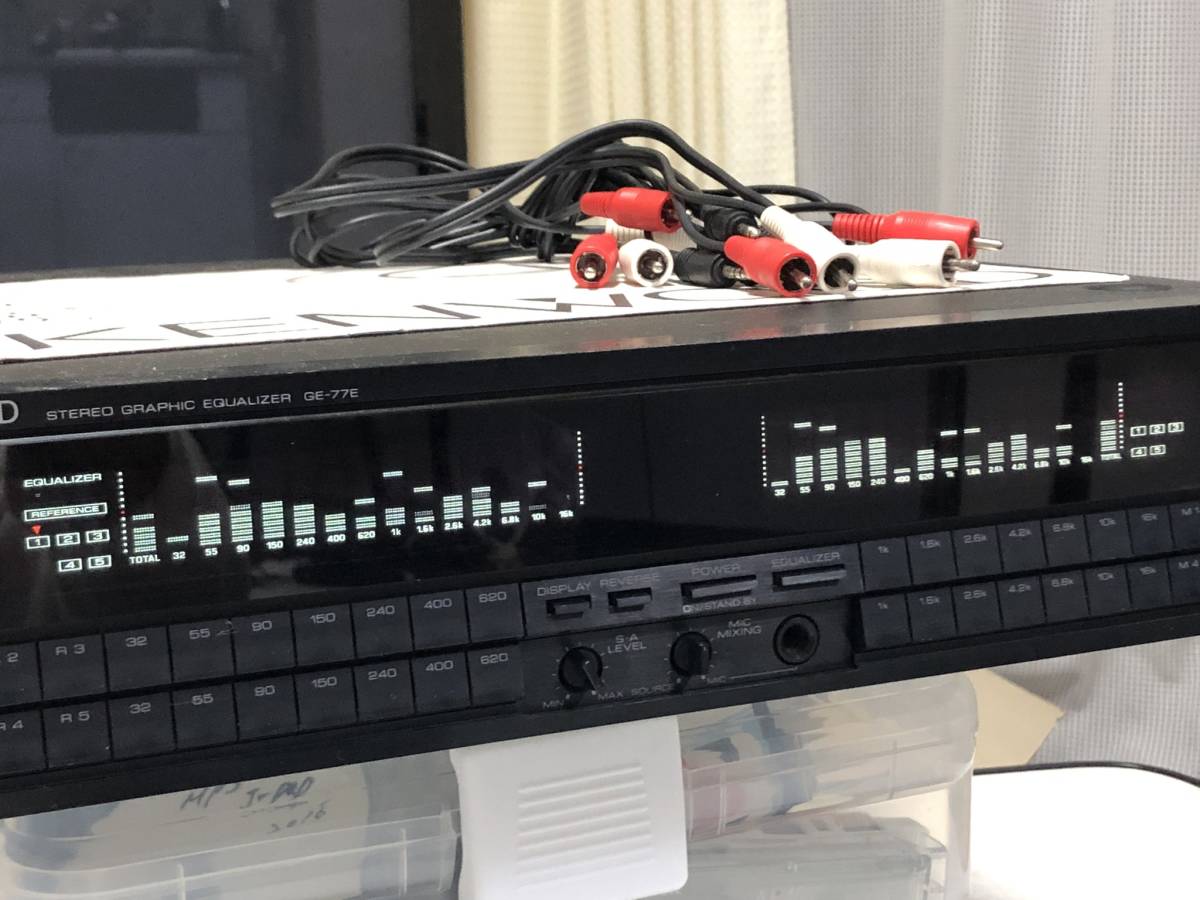 希少動作品 KENWOOD GE-77E ROXYシリーズ用 14BAND グラフィック 希少動作品 KENWOOD GE-77E ROXYシリーズ用 14BAND グラフィック