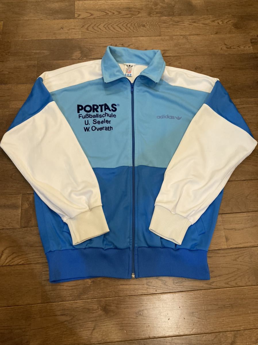 超美品】adidas 80s トラックジャケット 万国旗タグ 西ドイツ製