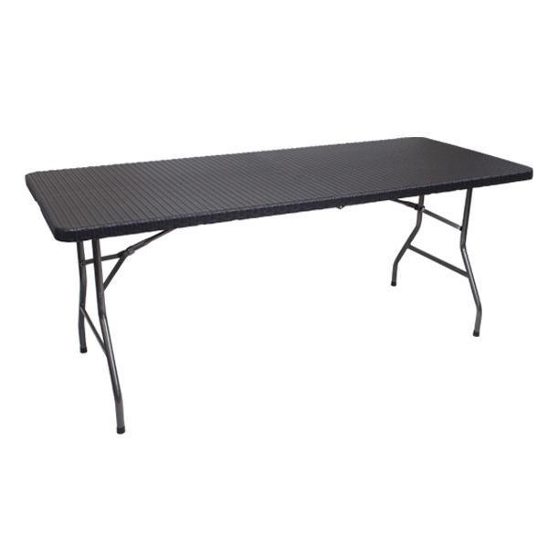 アウトドアテーブル ラタン調 ガーデンテーブル 折り畳み式 最大94％オフ！ 頑丈 長テーブル 大型 テーブルYS-R180 防水 180cm 限定品