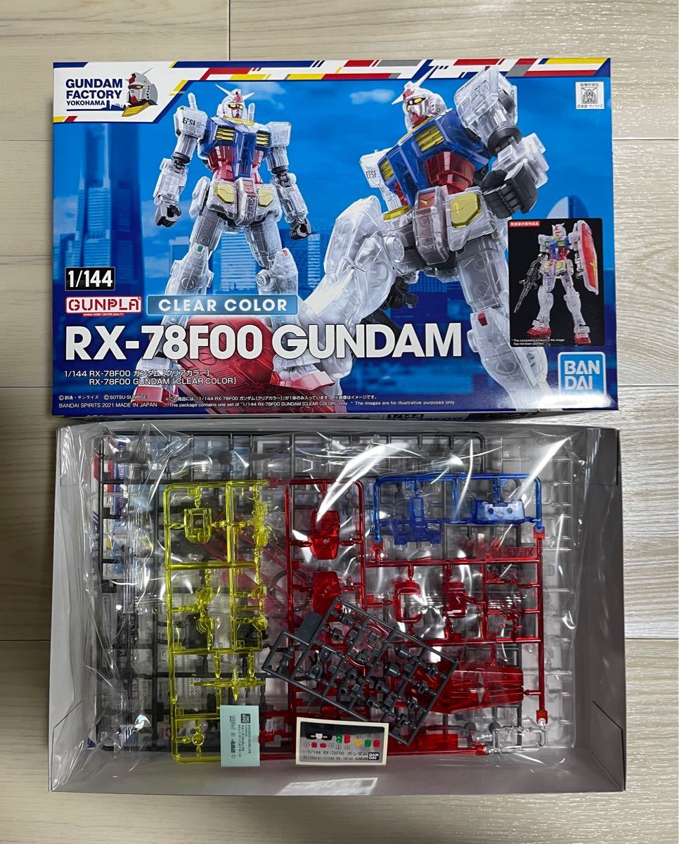 横浜ガンダムファクトリー RX-78F00 ガンダム/エコプラ/クリア 横浜ガンダムファクトリー RX-78F00 ガンダム/エコプラ/クリア
