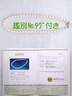 ○○ 希少!人気の大珠真珠○ 8.5-9.0㎜ 本真珠: ホワイトパール