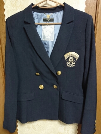 【新品未着用】Swingle ジャケット 紺 Mサイズ 海の遊園地ver スウィングル レディース_画像1