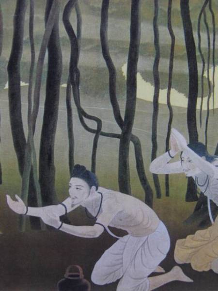 中村岳陵、残照、希少画集画、新品高級額装付 - メルカリ