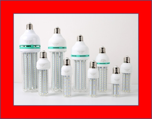 U形LED 4000lm超 300w相当 温白色3000K～3500K 40w e26 AC85-265v
