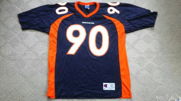 美品 直筆サイン入り 90s チャンピオン製 DenverBroncos 美品 直筆サイン入り 90s チャンピオン製 DenverBroncos