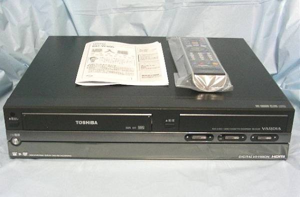 Yahoo!オークション - 東芝HDD+VTR+DVD内蔵ハイビジョン多機能 Yahoo!オークション - 東芝HDD+VTR+DVD内蔵ハイビジョン多機能