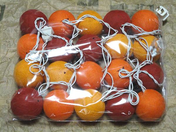  мяч свет ( хлопок материалы )* orange цвет * Thai королевство производства 