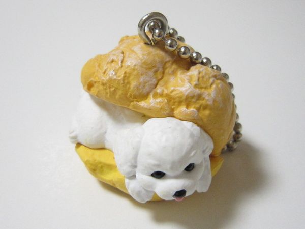 いぬぱん4 トイプークリーム 白 トイプードル シュークリーム