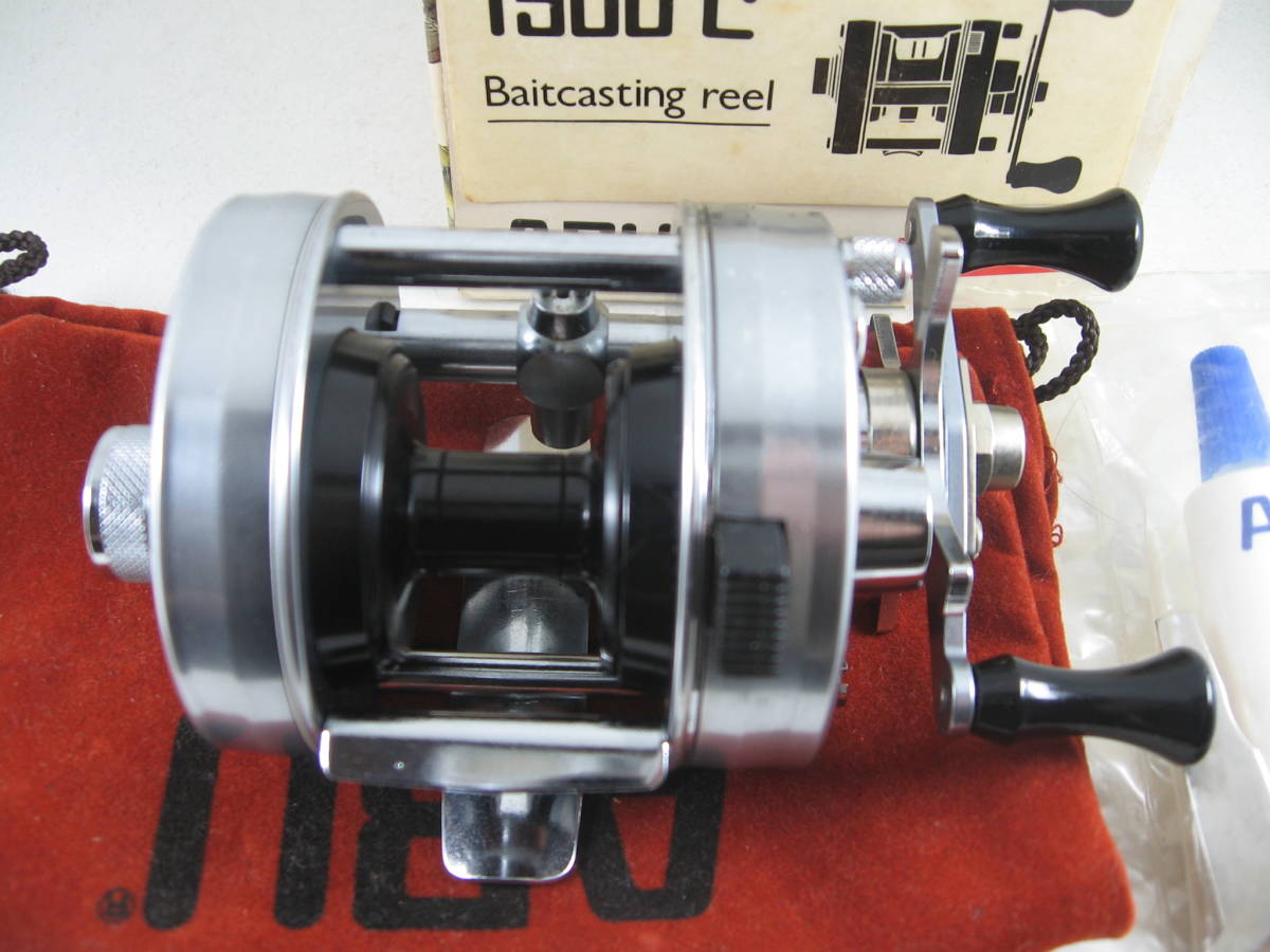 28000円 即決 オールド アブ 1500 C ステッカー エビス期 黒ハイ 28000円 即決 オールド アブ 1500 C ステッカー エビス期 黒ハイ
