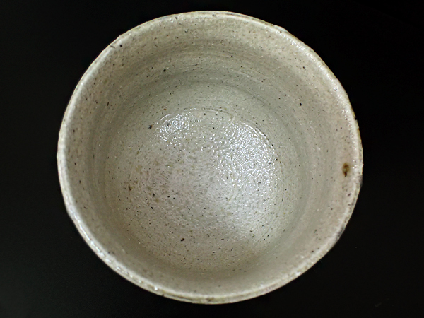 3FT 人間国宝 浜田庄司 濱田庄司 塩釉流掛 茶碗 共箱 3FT 人間国宝 浜田庄司 濱田庄司 塩釉流掛 茶碗 共箱