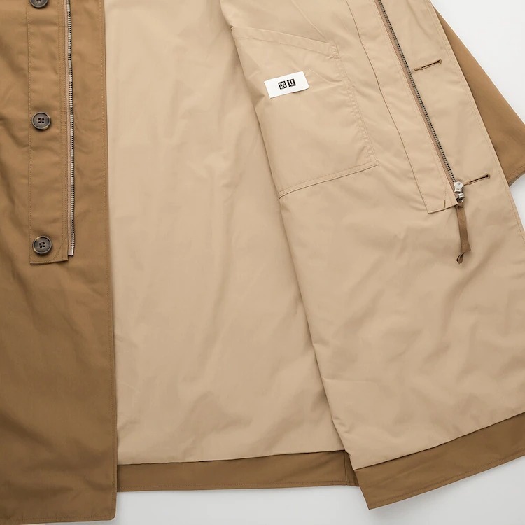 UNIQLO U （ユニクロ　ルメール　コラボ）フーデッドコート BROWN 新品タグ付き レア_画像4