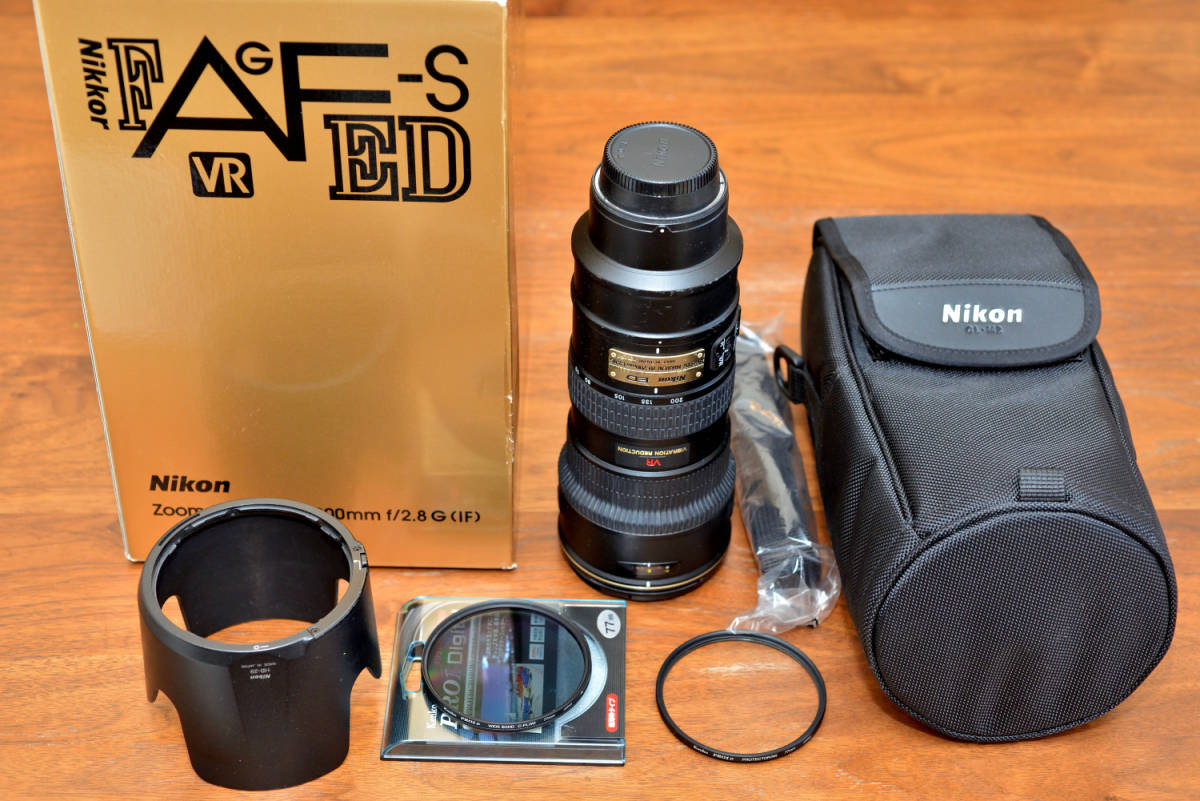 Nikon AF-S VR Zoom-Nikkor ED 70-200mm F2.8G（IF）ブラック  すぐに使えるプロテクタ/C-PL/ND8フィルターおまけ付き】 www.sman50-jkt.sch.id