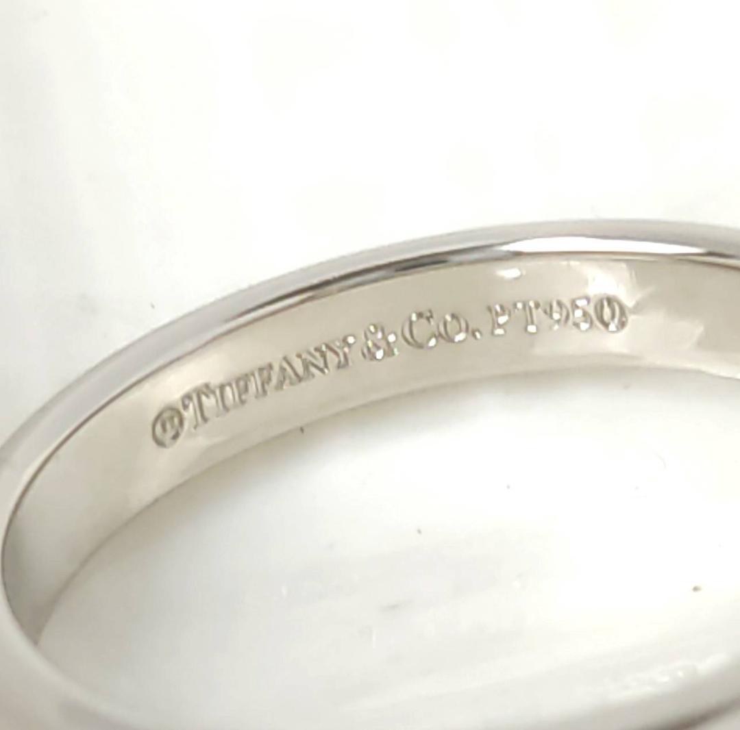 極美品】ティファニー TIFFANY リング 11号 プラチナ クラシックバンド