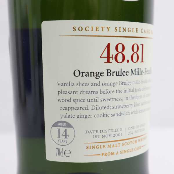 SMWS(ザ スコッチ モルト ウイスキー ソサエティ)48.81 14年 SMWS(ザ スコッチ モルト ウイスキー ソサエティ)48.81 14年